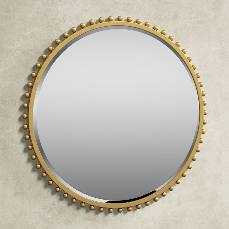 Round Metal Wall Mirror