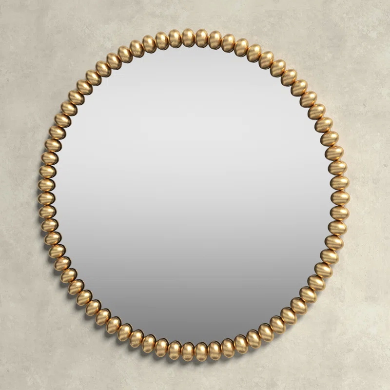 Round Metal Wall Mirror