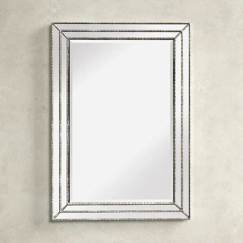 Rectangle Wood Wall Mirror