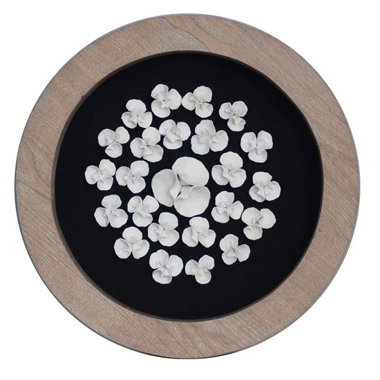 Ceramic Flower Wall Decor