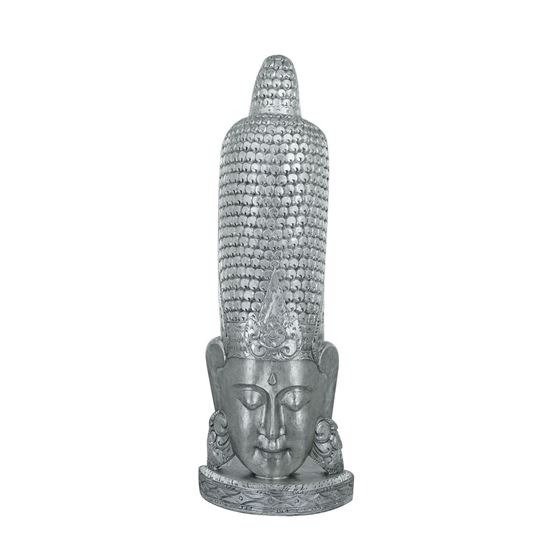 Silver Buddha Statue Home Décor