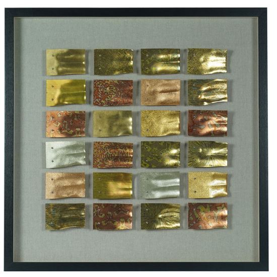 Metal Flakes Shadow Box Wall Décor 35.83