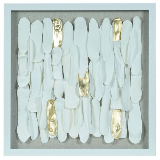 White Clay Shadow Box Wall Décor  23.62