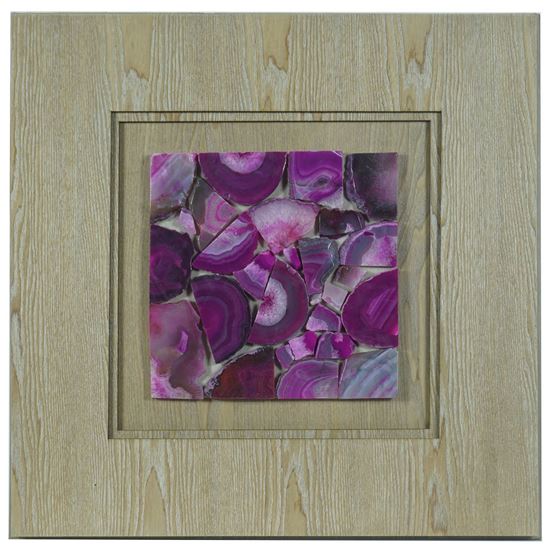 Shattered Purple Agate Shadow Box Wall Décor 23.62