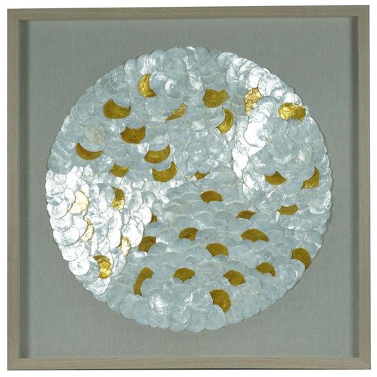 Capiz Shell Shadow Box Wall Décor 35.43