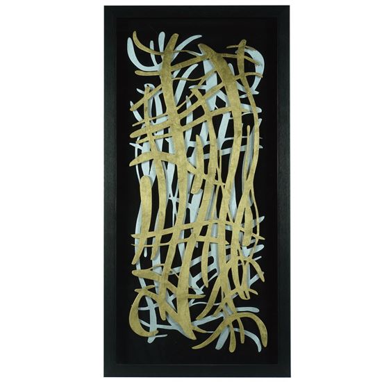 Climbing Vines Abstract Shadow Box Wall Décor  35.43