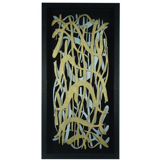 Climbing Vines Abstract Shadow Box Wall Décor 35.43