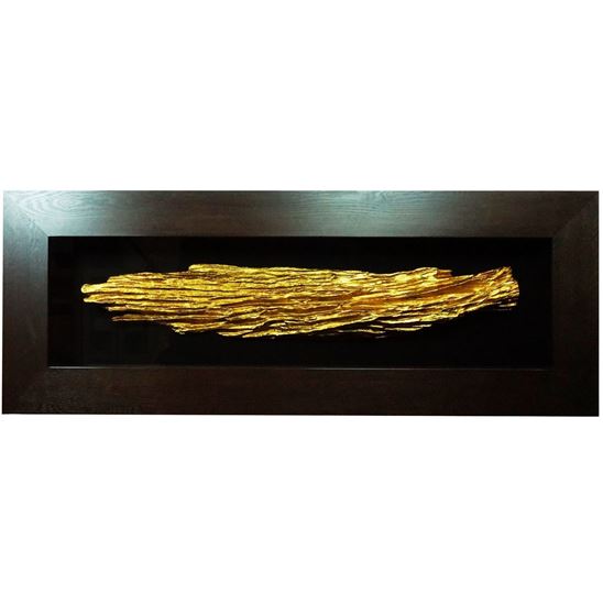 Golden Tree Bark Shadow Box Wall Décor 23.62