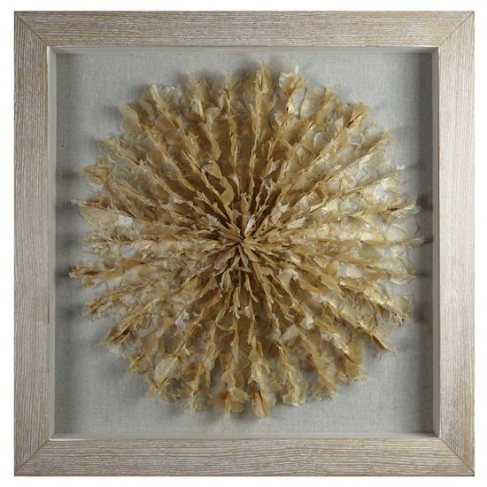 Wood Shaving Bouquet Shadow Box Wall Décor 23.62