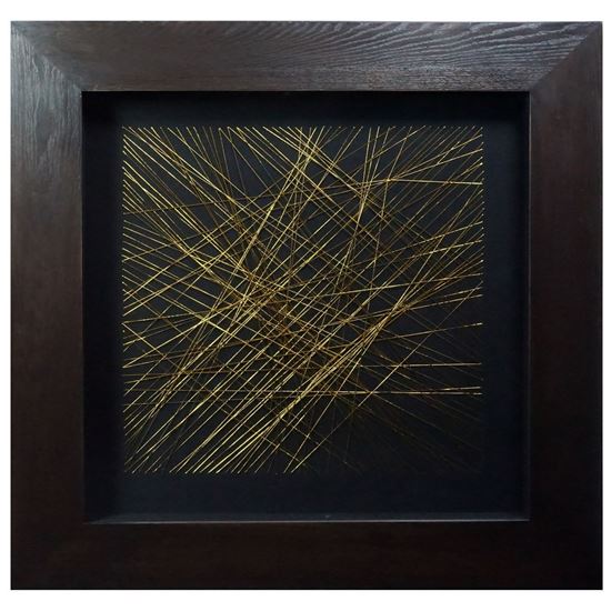 Abstract Thread Shadow Box Wall Décor  31.50