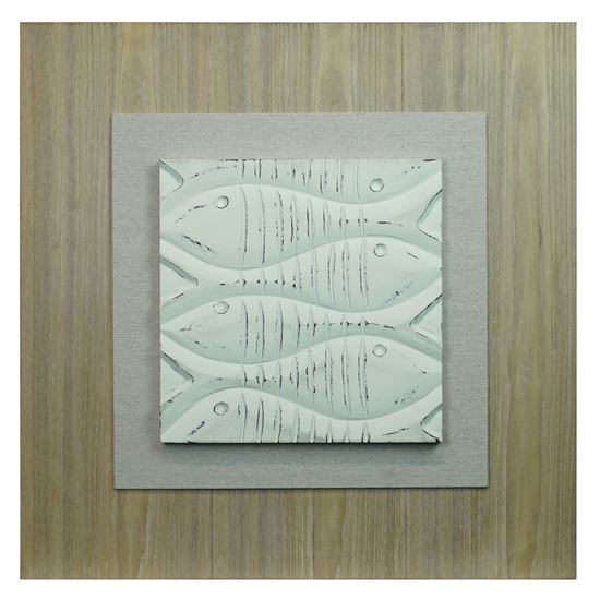 Antique Fish Pattern Engraving Wall Décor  19.69