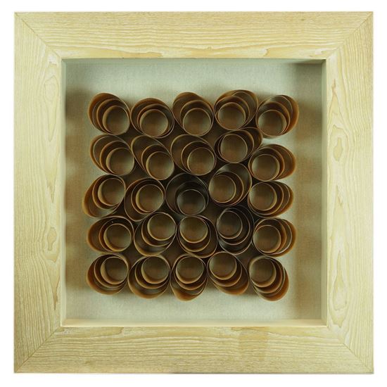 Wood Shavings Shadow Box 23.62