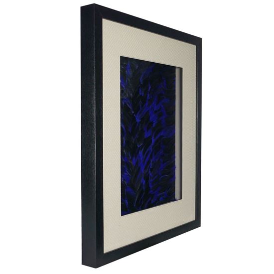 Feather Waterfall Shadow Box Wall Décor 19.69